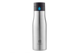 Botella de seguimiento de hidratación Aqua - Acero inoxidable 